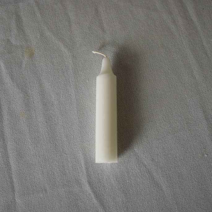White Shabbat Taper Candles - 3 Hour - 12 Pack
