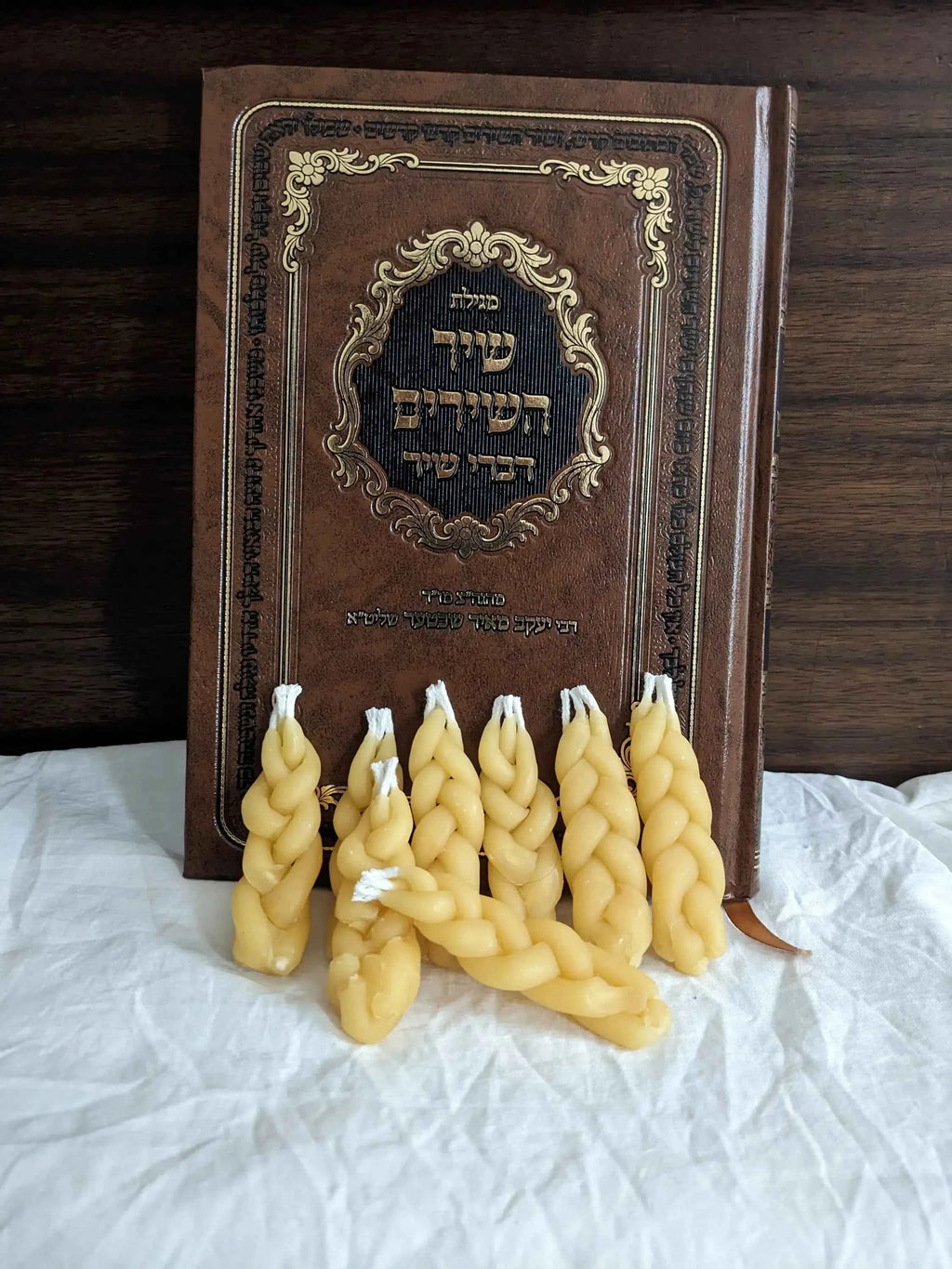 Mini Beeswax Havdalah Candles - 10 Pack