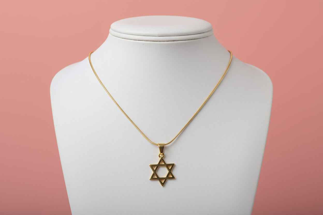 Triple Star of David Necklace *product of Israel