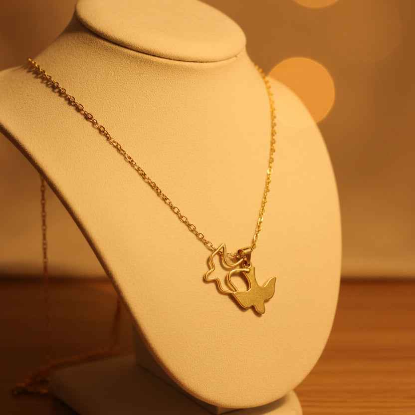 Gold Dove Necklace *Product of Israel