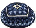 Yair Emanuel Designer Kippah (Geometric / Premium Artistic)
