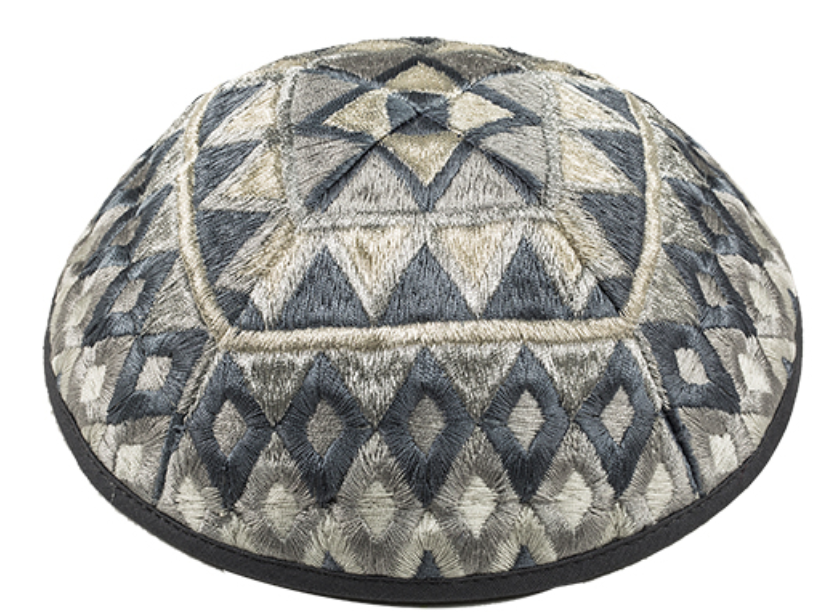 Yair Emanuel Designer Kippah (Geometric / Premium Artistic)