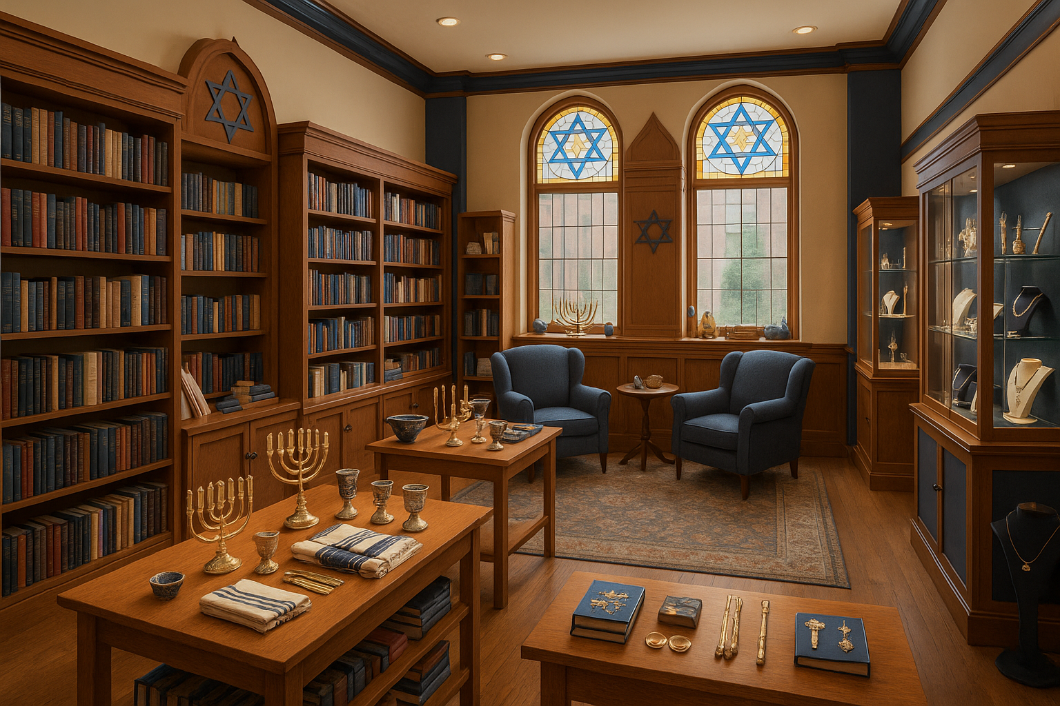 bookstore and giftshop synagouge