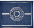 Navy & Silver Embroidered Challah Cover