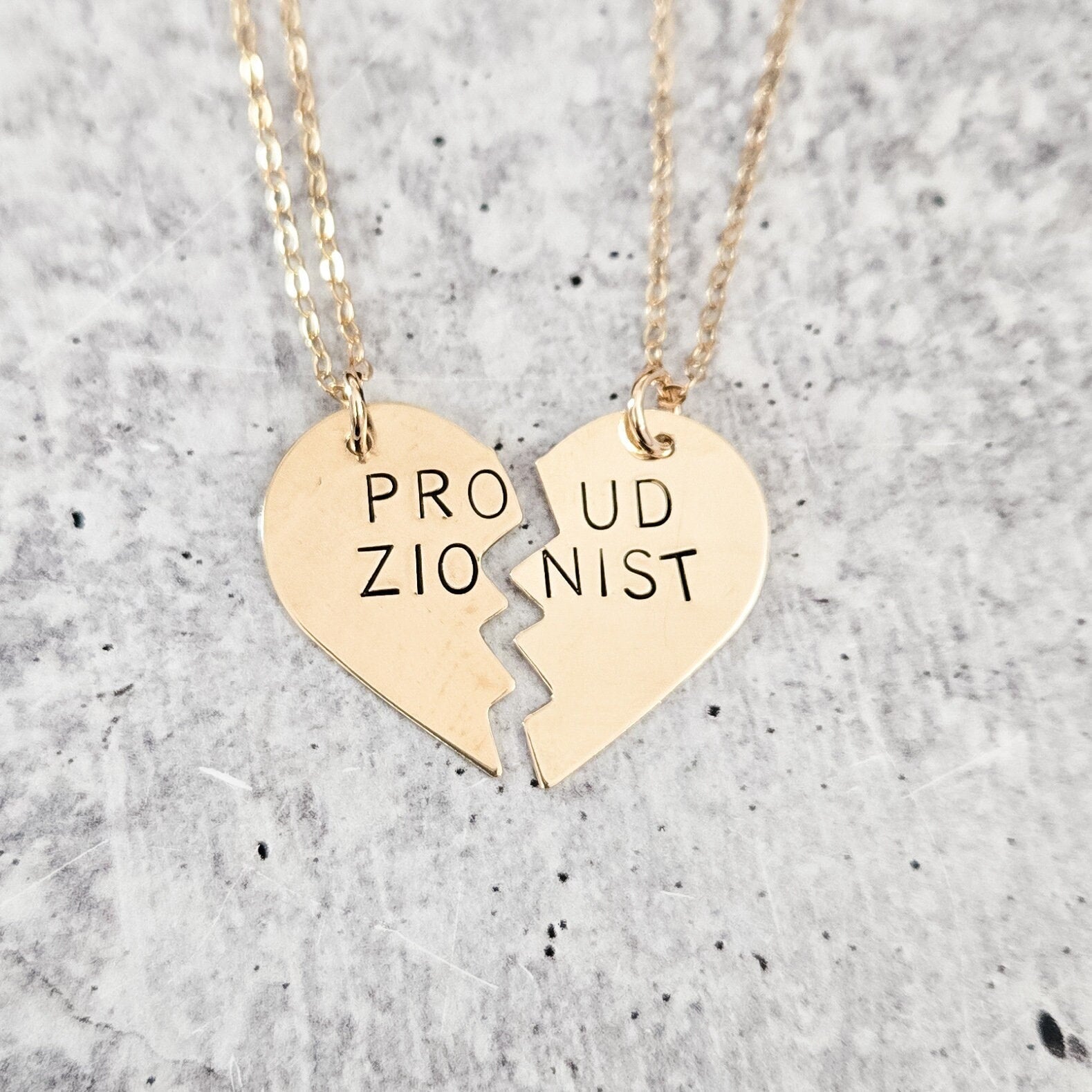 Proud Zionist Jewish Pride Jewelry for Two