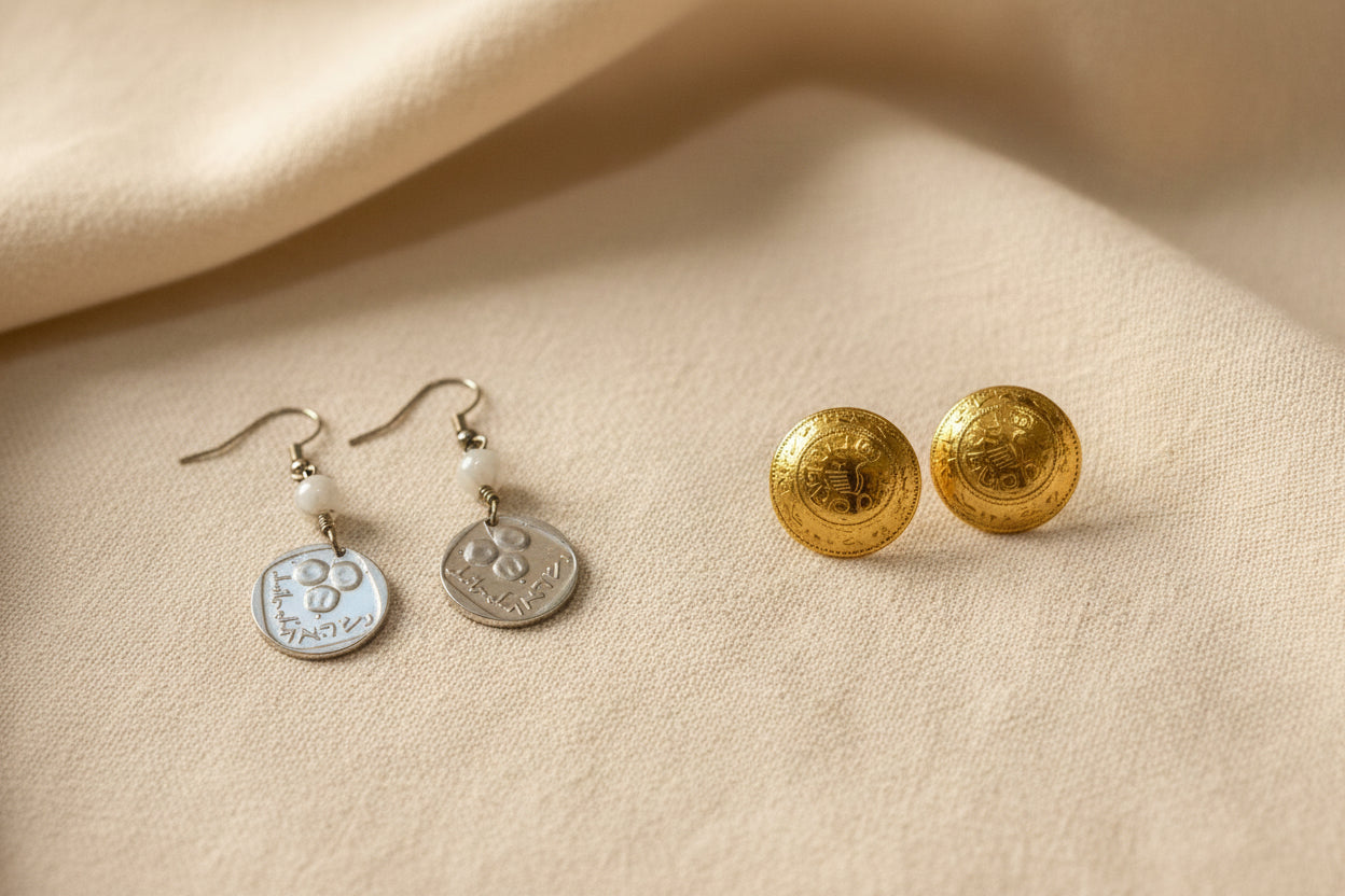 Coin Earrings collection *Product of Israel