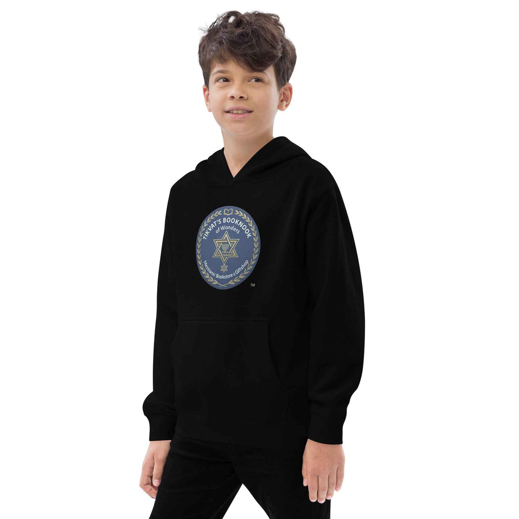 Kids fleece hoodie. *only available online.  only available to ship.