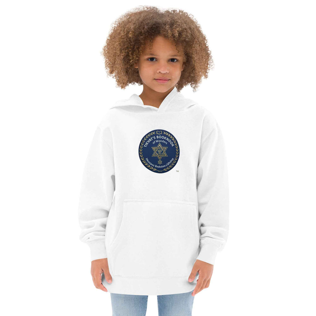 Kids fleece hoodie. *only available online.  only available to ship.