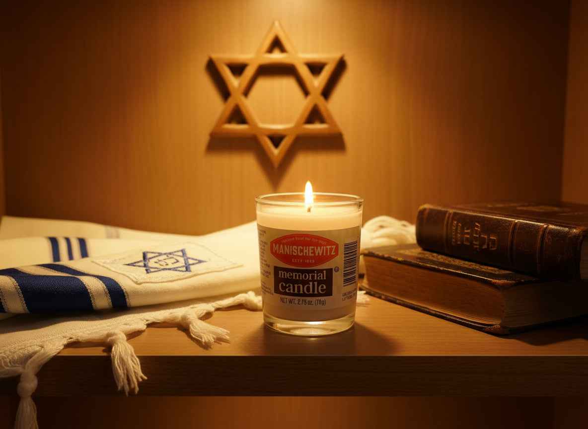 Manischewitz Memorial Candle