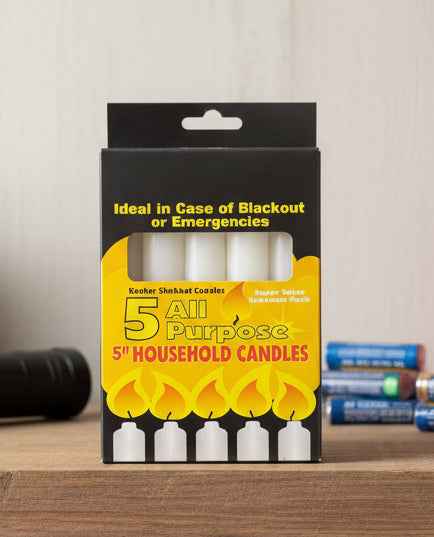 Kosher Shabbat Candles for Emergencies