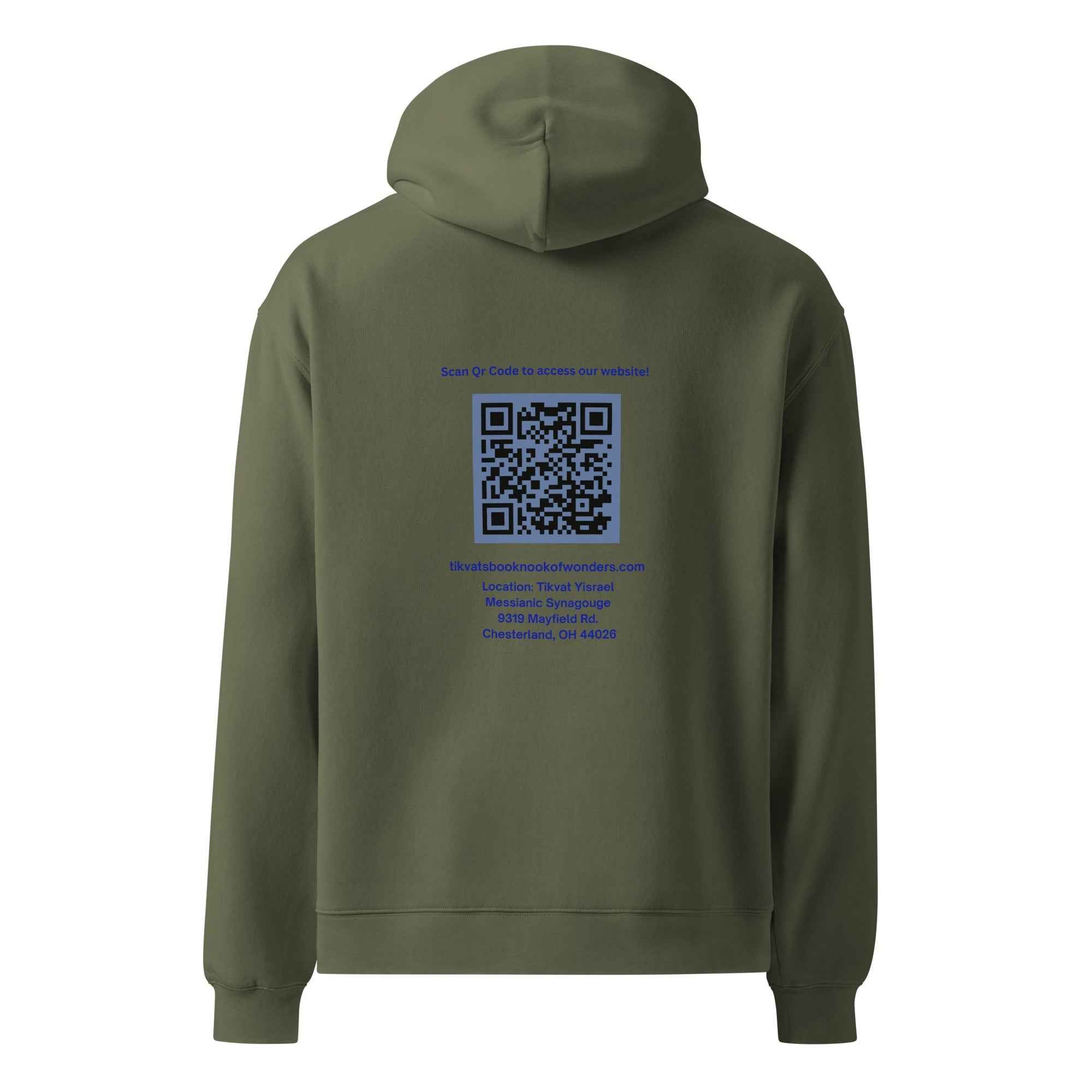 Unisex oversized hoodie Only available online and shipping*